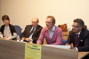 Nella foto "Relatori", da dx a sx: Giovanni Rossitti (AIN), Luigi Maffioli (Gottifredi Maffioli S.p.A.), Paolo D'Errico (Fauser), Tiziana Mazzon (CCIAA)